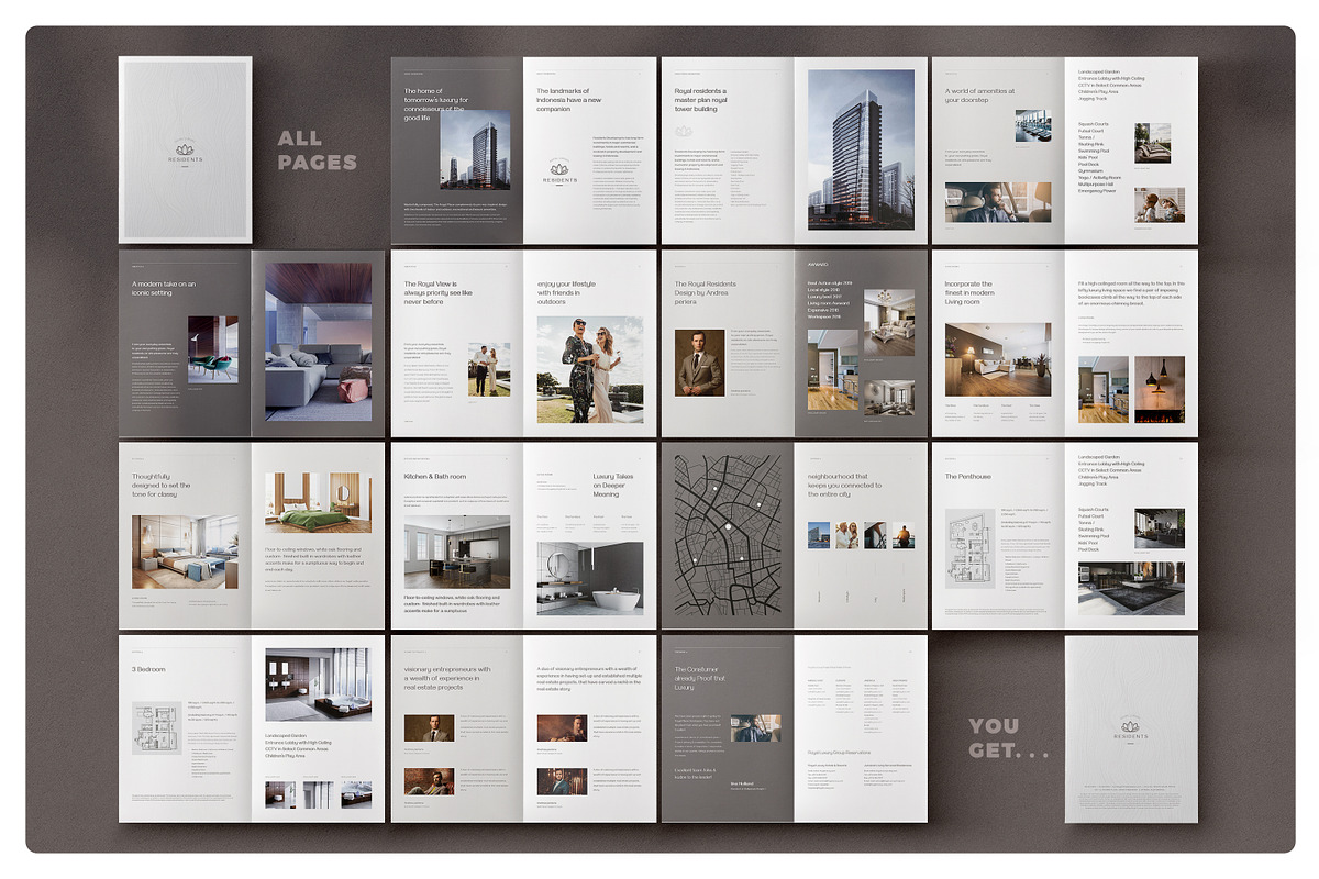 Luxury Brochure Template, a Brochure Template by Proonty (Photo 5 of 5)