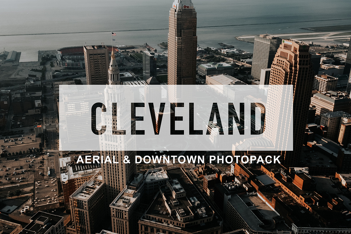 Cleveland oh aerial city photopack featuring cleveland, ohio, and cleveland, an Architecture Photo by Gradivis (Photo 1 of 2)