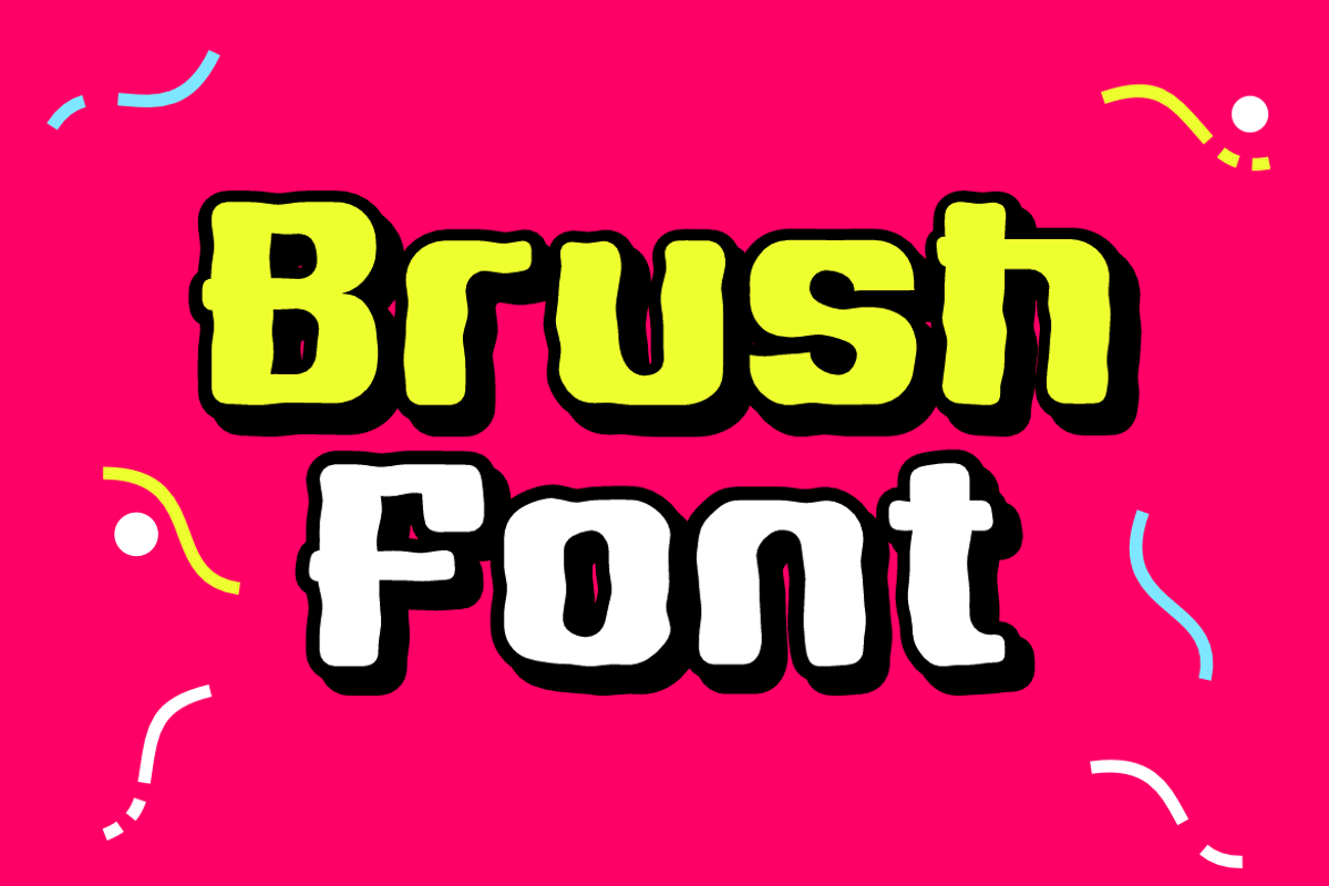 Gumble Playful Brush, a Handwritten Font by QR Design Studio (Photo 2 of 9)