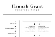Clean Resume/CV Template Word, a Resume Template by TemplateCrafts (Thumbnail 6 of 6)