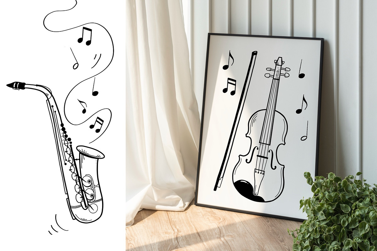 Musical Instruments Clipart, an Education Illustration by ArtGiftsStudio (Photo 3 of 4)
