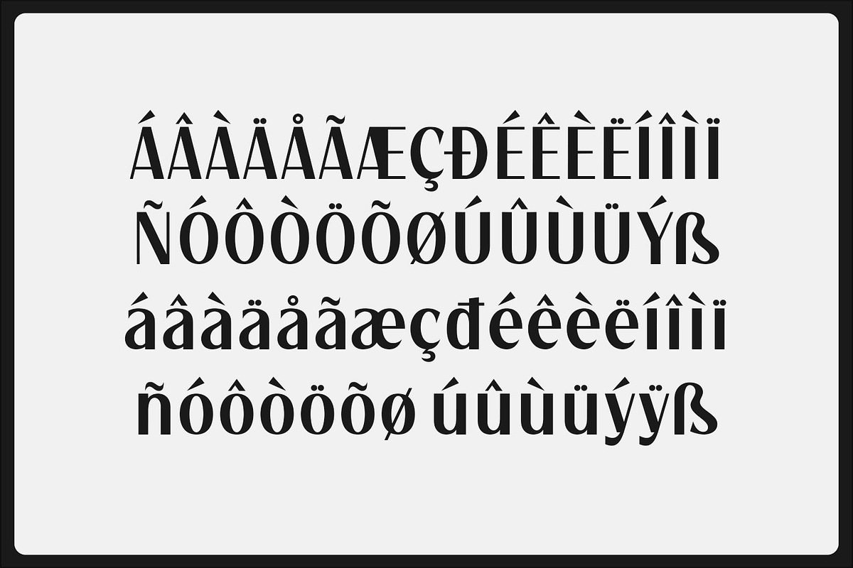 Mayrean - Modern Stylish Sans, a Sans Serif Font by Variatype (Photo 7 of 7)