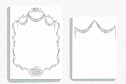 Pencil Drawing Frame Wedding Clipart, an Illustration by Jordyn Grace Design (Thumbnail 1 of 2)