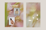 Soft Floral Spring Blur Backgrounds, a Background Graphic by eclosque (Thumbnail 35 of 48)