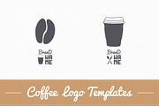 4 Coffee Logos, a Branding & Logo Template by Zhemchuzhina (Thumbnail 4 of 4)