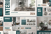 INTERIO Keynote Template, a Presentation Template by Portocraft (Thumbnail 1 of 9)