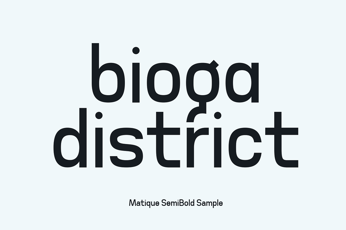 Matique - Family Sans Serif, a Sans Serif Font by Marvadesign (Photo 2 of 10)