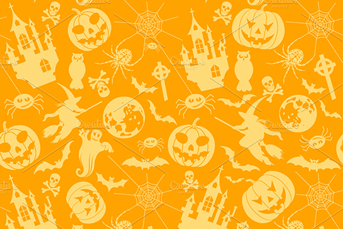Halloween Seamless Patterns, a Pattern Graphic by TAlex (Photo 4 of 6)