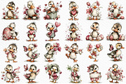 Whimsical Easter Duck Clipart Bundle, an Illustration by Craft Nest (Thumbnail 6 of 11)