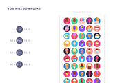 50 Ice-Cream Icons, an Icon by Dighital (Thumbnail 10 of 10)