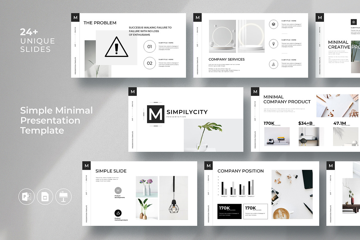 Simple Minimal Presentation Template