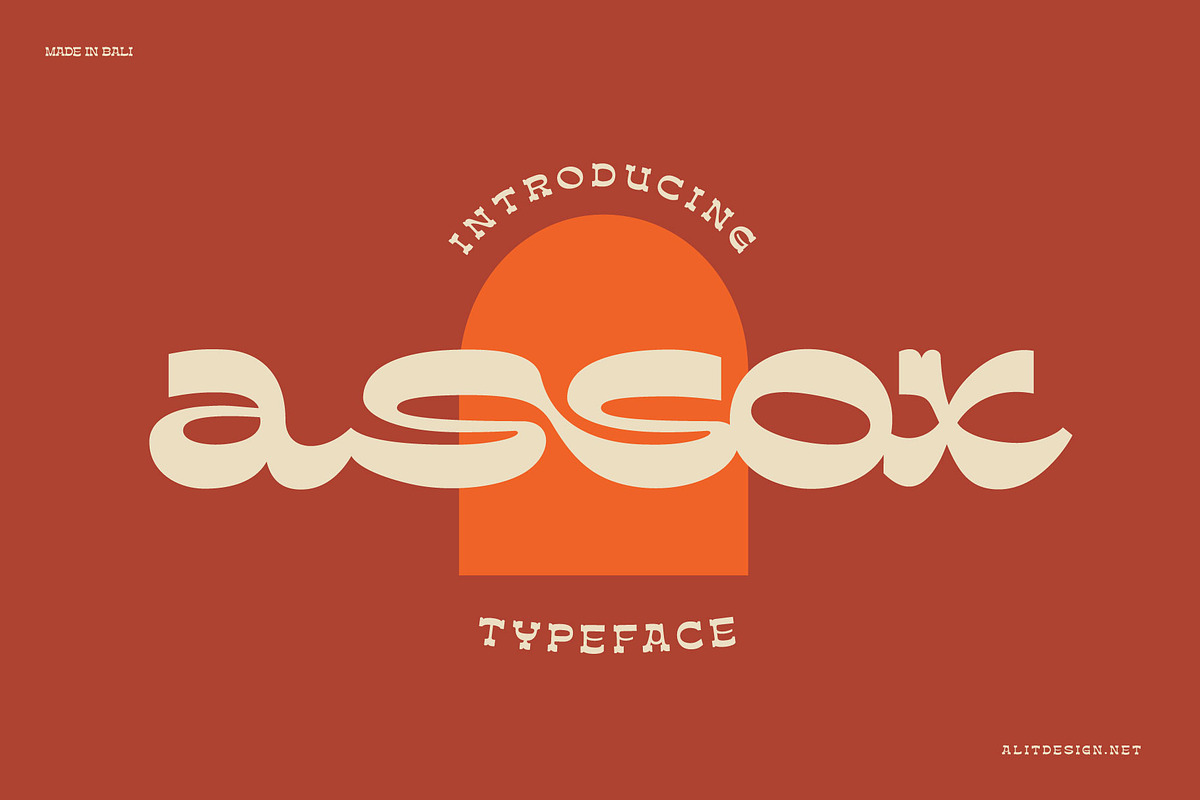 assox typeface, a Script Font by alit design (Photo 1 of 16)