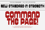 Bulwark, a Sans Serif Font by deadlock studio (Thumbnail 9 of 14)