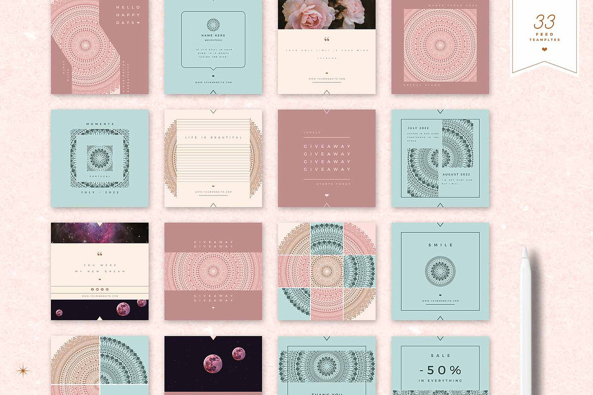 Social Media Pack, a Social Media Template by Wumi Studio (Photo 5 of 9)