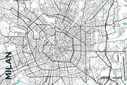 MAP SET - Black/Turquoise - 15 Maps, a Graphic by MetroMaps (Thumbnail 10 of 16)