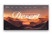 Concept art desert landscape, an Illustration by Artmeesri (Thumbnail 4 of 5)