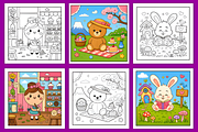 Foodie Cuties Bold Easy Coloring, a Food Illustration by Design Station (Thumbnail 3 of 4)
