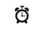 Alarm Clock Silhouette Vector Bundle, an Illustration by Creativeshirt (Thumbnail 2 of 51)