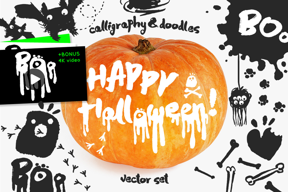 Happy Halloween collection, a Seasonal Illustration by Mazheika Store (Photo 1 of 11)