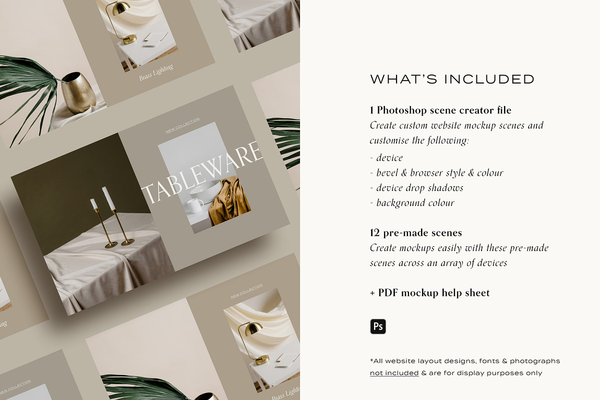 Minimal Website Mockup Scene Creator, an iPhone Mockup by Moyo Studio (Photo 2 of 21)