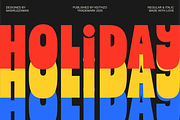 Merry - Display Font, a Sans Serif Font by Keithzo (Thumbnail 9 of 11)