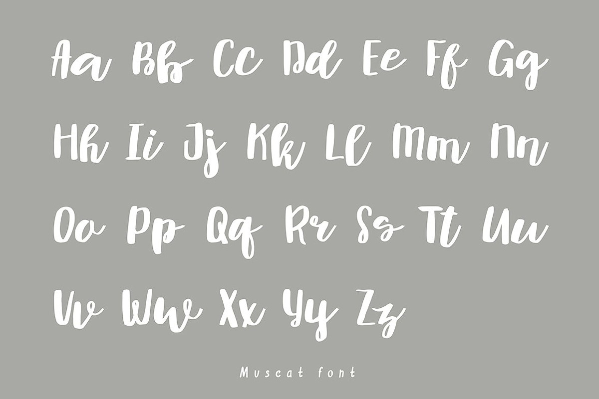 Muscat Handwritten Script preview 2
