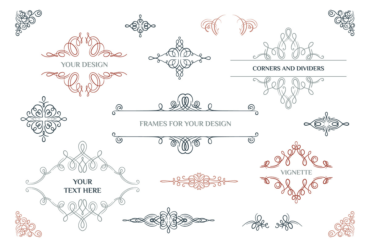 Vector Decorative Graphic Elements, an Object Graphic by Molly art (Photo 8 of 13)