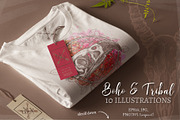 Boho And Tribal Graphic Collection, an Illustration by alexrockheart (Thumbnail 7 of 9)
