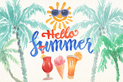 Summer time clipart, a Food Illustration by Art & Things (Thumbnail 4 of 6)