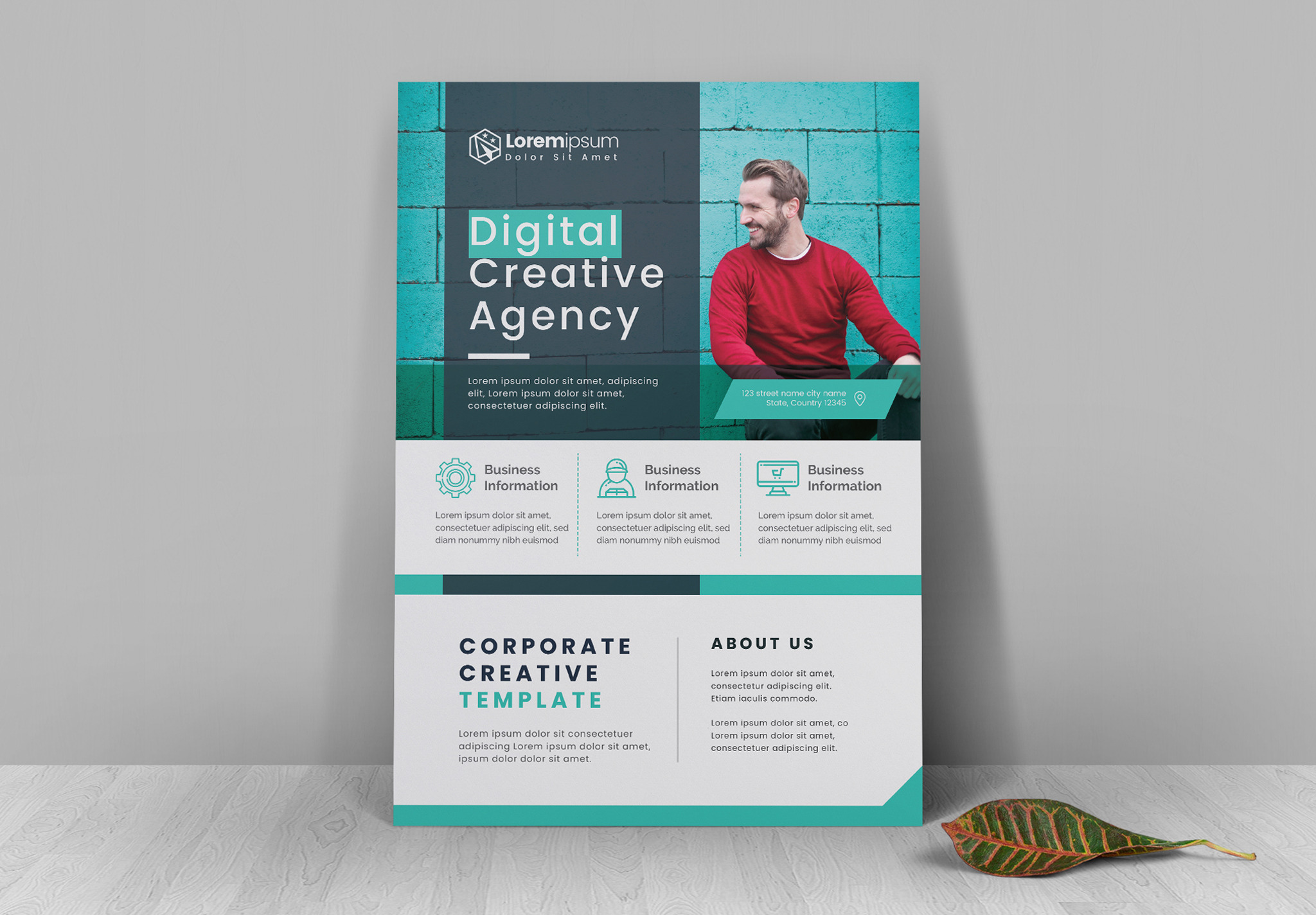 Clean Flyer Template, a Flyer Template by Cristal Pioneer