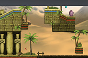 Platformer Tileset 6:Egyptian Temple, an Illustration by LudicArts (Thumbnail 1 of 3)