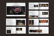Digital Cook Book Template Landscape, a Brochure Template by E-Type (Thumbnail 1 of 7)