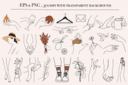 Abstract & Line Boho Collection!, an Illustration by ApetekMarket (Thumbnail 3 of 13)