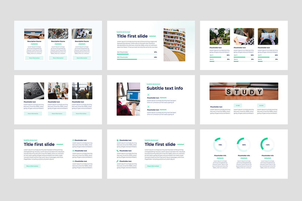 Online Education Keynote Template, a Presentation Template by HiSlide.io (Photo 4 of 7)