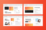 White Orange Project Proposal PPT, a Presentation Template by Aiyari Graphic (Thumbnail 5 of 5)