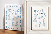 Hand drawn retro Beachy Vibes set, an Object Illustration by RaDavCrafts (Thumbnail 5 of 12)