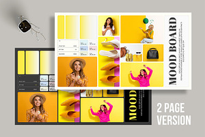 Mood Board Layout, a Social Media Template by MightyDesign
