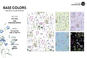 Delicate Flowers Pattern Design, a Pattern Graphic by VOVU Studio (Thumbnail 9 of 10)