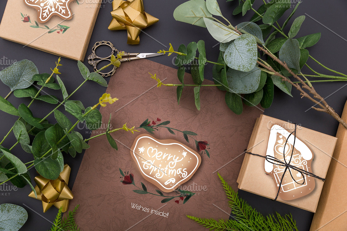 Christmas Ginger cookies, a Food Illustration by ArtstudioByKhushbu (Photo 3 of 3)