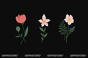 27 Flower Vector Illustrations, a Decorative Illustration by GRPXSTORE (Thumbnail 8 of 11)