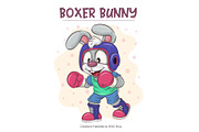 Set of Cartoon Bunny_02. T-Shirt., an Animal Illustration by KENO Mascots (Thumbnail 7 of 7)