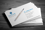 Doctor Business Card, a Business Card Template by graphicsunday (Thumbnail 3 of 4)