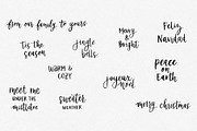 SALE Holiday Lettering & Clipart Kit, an Illustration by Jane Yu Designs (Thumbnail 2 of 12)