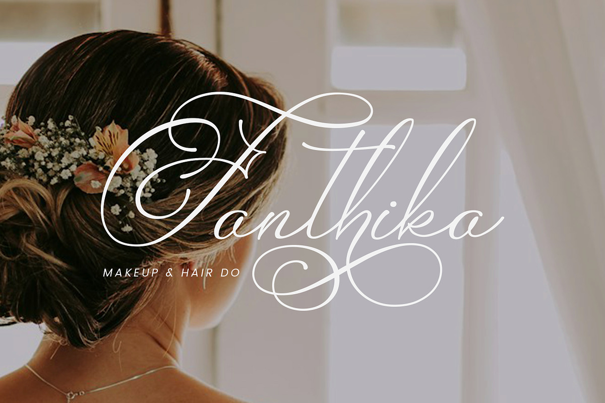 Fingline – Classic Calligraphy Font, a Script Font by Imiftype Studio (Photo 9 of 10)