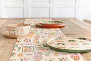 Checkered tropical summer patterns, a Pattern Graphic by Tani Kuzminka (Thumbnail 5 of 11)