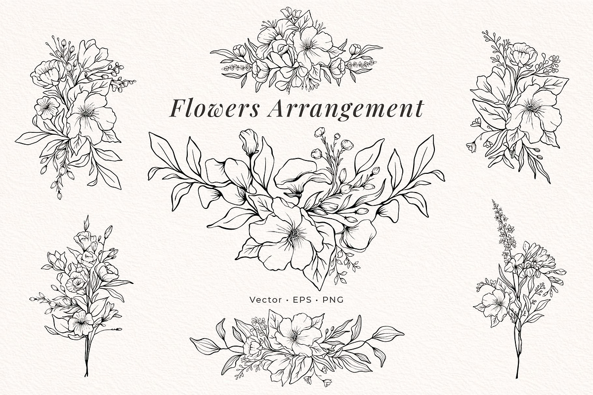 Wild Flowers Botanical Illustration, a Decorative Illustration by Papatongartist (Photo 12 of 14)