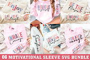 Motivational Sleeve SVG Bundle, a Graphic by Designer302 (Thumbnail 1 of 7)