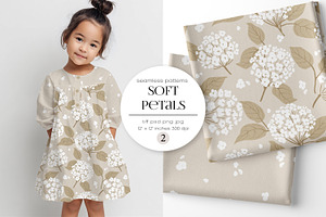 Soft Petals – Kids Seamless Patterns