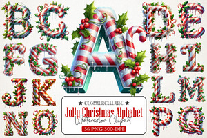 Jolly Christmas Alphabet Magic, an Illustration by RobertsArt