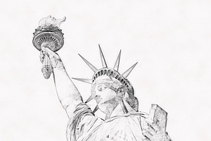Statue of Liberty, an Object Illustration by Maria Kray